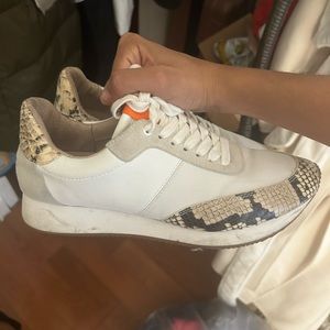 Snake Print Sneakers from Banana Republic FAIR CONDITION